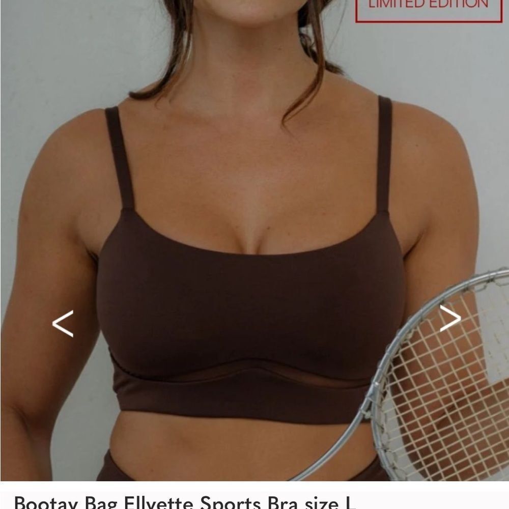 Brand new with‎ Tags BootayBag Brown Sports Bra Size XS